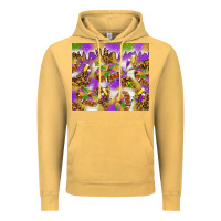Vintage Mustard Mardi Gras with king cake tumbler Vintage Hoodie - HowdyJamesFarm