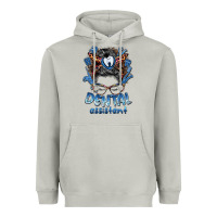 Moon Dust dental assistant messy bun Heavyweight Hoodie - BarkalooDesign