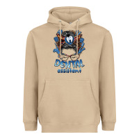 Mushroom dental assistant messy bun Heavyweight Hoodie - BarkalooDesign