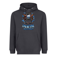 Smoke dental assistant messy bun Heavyweight Hoodie - BarkalooDesign