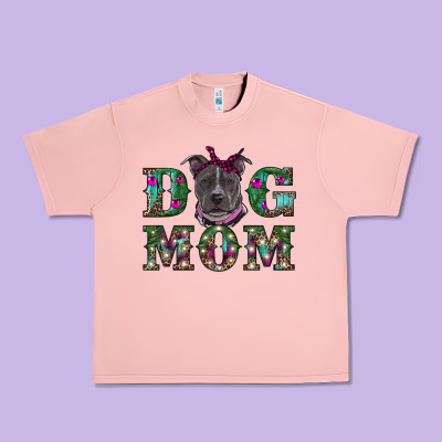 Christmas Dog Mom Pitbull Urban Heavy Tee Designed By Ranaportraitstore