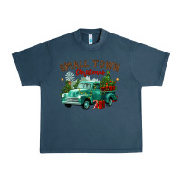 Midnight Navy small town christmas Urban Heavy Tee - CowGirlArtShop