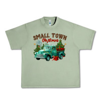 Oil Green small town christmas Urban Heavy Tee - CowGirlArtShop