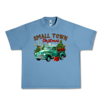 Pebble Blue small town christmas Urban Heavy Tee - CowGirlArtShop