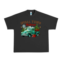 Pigment Black small town christmas Urban Heavy Tee - CowGirlArtShop