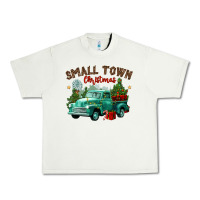 Pistachio small town christmas Urban Heavy Tee - CowGirlArtShop
