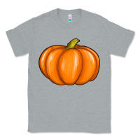 Heather Grey pumpkin Classic Tee - texasbilliewilder