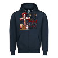 Navy let the field be joyful and all that is in it Zipper Hoodie - Artiststas