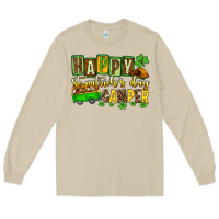 Mushroom St. Patrick's Happy St. Patrick's Day camper Long Sleeve Tee - OliviaCreatesArt