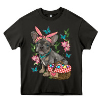 Asphalt easter french bulldog Heavy Core Tee - RanaPortraitStore
