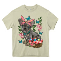 Mossy easter french bulldog Heavy Core Tee - RanaPortraitStore