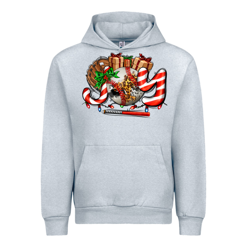 Joy With Baseball And Christmas Gift And Candies Urban Hoodie by AdoDesignShop | Teevron