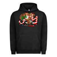 Pigment Black joy with baseball and christmas gift and candies Urban Hoodie - AdoDesignShop