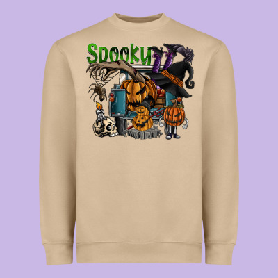 Spooky Heavyweight Sweatshirt Designed By Sublimationcraftshop