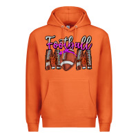 Carrot Football Mom Premium Hoodie - CowhideDigitalArt