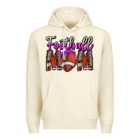 Sandshell Football Mom Premium Hoodie - CowhideDigitalArt