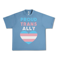 Pebble Blue proud trans ally transgender Urban Heavy Tee - trangStudio