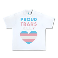 White proud trans ally transgender Urban Heavy Tee - trangStudio