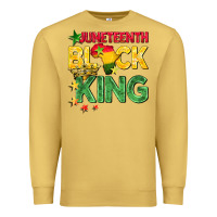 Antique Gold juneteenth black king Premium Sweatshirt - BarkalooDesign