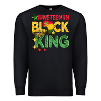 Black juneteenth black king Premium Sweatshirt - BarkalooDesign