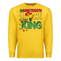 Lemon juneteenth black king Premium Sweatshirt - BarkalooDesign
