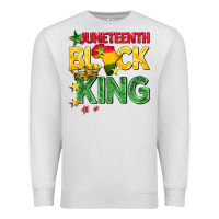 Oatmeal Heather juneteenth black king Premium Sweatshirt - BarkalooDesign