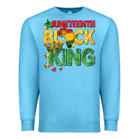 Ocean Blue juneteenth black king Premium Sweatshirt - BarkalooDesign