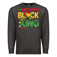 Smoke juneteenth black king Premium Sweatshirt - BarkalooDesign