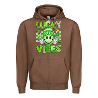 Chestnut lucky vibes Zipper Hoodie - Artiststas