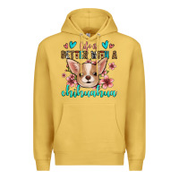 Antique Gold life is better with a chihuahua Premium Hoodie - Jasminsmagicworld