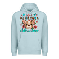 Blue Mist life is better with a chihuahua Premium Hoodie - Jasminsmagicworld