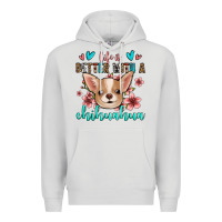 Dove Grey life is better with a chihuahua Premium Hoodie - Jasminsmagicworld