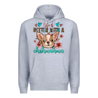 Heather Grey life is better with a chihuahua Premium Hoodie - Jasminsmagicworld