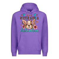 Purple life is better with a chihuahua Premium Hoodie - Jasminsmagicworld