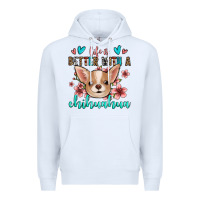 White life is better with a chihuahua Premium Hoodie - Jasminsmagicworld