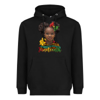 Black juneteenth african girl Heavyweight Hoodie - BarkalooDesign