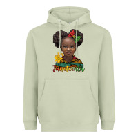 Matcha juneteenth african girl Heavyweight Hoodie - BarkalooDesign