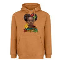 Meerkat juneteenth african girl Heavyweight Hoodie - BarkalooDesign