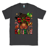 Smoke christmas believe afro messy bun Classic Tee - texasbilliewilder
