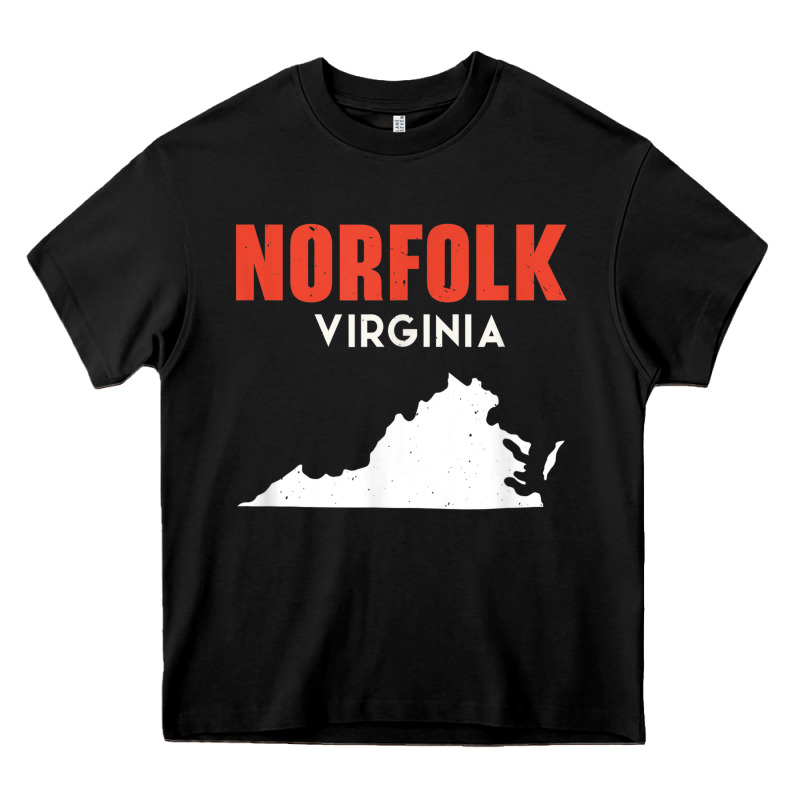 Norfolk Virginia Usa State America Travel Virginian Heavy Core Tee by trangStudio | Teevron