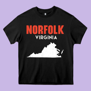 Norfolk Virginia Usa State America Travel Virginian Heavy Core Tee Designed By Trangstudio