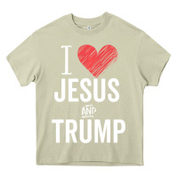 Mossy I Love Jesus And Trump Republican Conservative Gift Heavy Core Tee - trangStudio