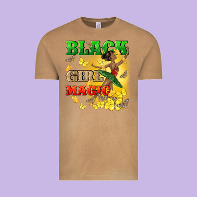 Black Girl Magic Vintage Tee Designed By Cowgirlartshop