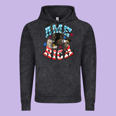 American Eagle Vintage Hoodie Designed By Howdyjamesfarm
