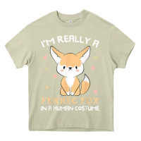 Mossy i'm really a fennec fox in a human costume funny gift t shirt Heavy Core Tee - trangStudio