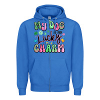 True Royal my dog is my lucky charm Zipper Hoodie - Artiststas