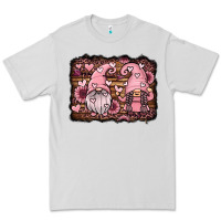 Dove Grey valentines day gnomes couple Premium Tee - Jasminsmagicworld