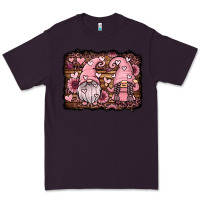 Plum valentines day gnomes couple Premium Tee - Jasminsmagicworld