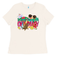 Bone School counselor off duty Ladies Tee - NancyCooperArtShop