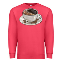 Cardinal coffee  americano Premium Sweatshirt - BarkalooDesign